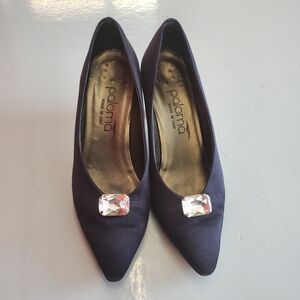 Vintage Paloma Elegant Formal Black Heels